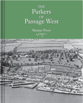 book cover with aerial view of coastal city